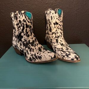 Myra Cowhide Booties